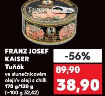 Kaufland FRANZ JOSEF KAISER Tuňák nabídka