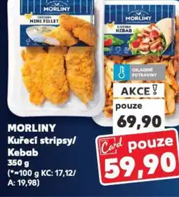 Kaufland MORLINY Kuřecí stripsy/ Kebab nabídka