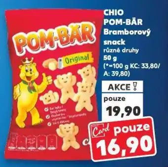 Kaufland CHIO POM-BÄR Bramborový snack nabídka