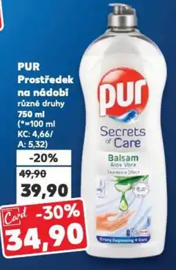 Kaufland PUR Prostředek na nádobí nabídka