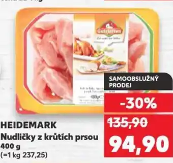 Kaufland HEIDEMARK Nudličky z krůtích prsou nabídka