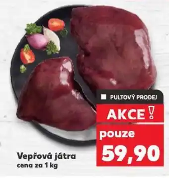 Kaufland Vepřová játra nabídka