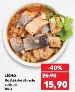 Kaufland LÍŠNO Baštýřské štrycle s cibulí nabídka