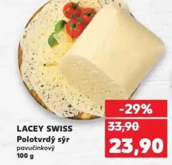 Kaufland LACEY SWISS Polotvrdý sýr nabídka