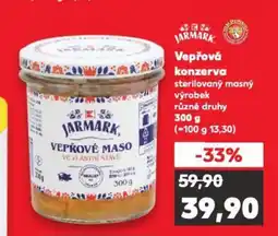 Kaufland JARMARK Vepřová konzerva nabídka