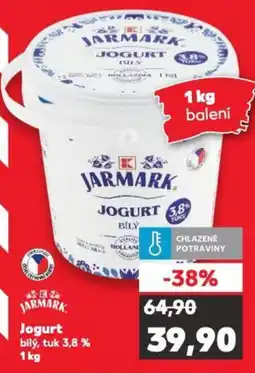 Kaufland Jogurt bílý, tuk 3,8 % nabídka