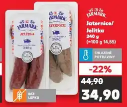 Kaufland Jaternice/ Jelitka nabídka