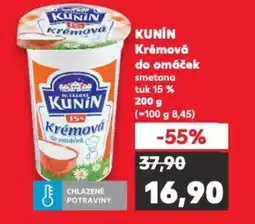 Kaufland KUNIN Krémová do omáček nabídka