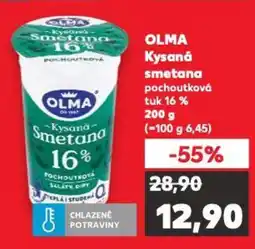 Kaufland OLMA Kysaná smetana nabídka