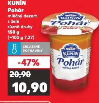 Kaufland KUNIN Pohár nabídka