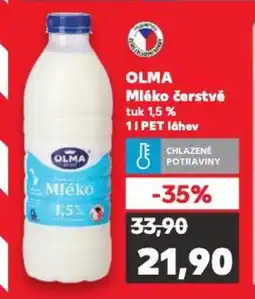 Kaufland OLMA Mléko čerstvé nabídka