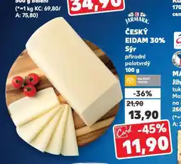 Kaufland Eidam 30% nabídka