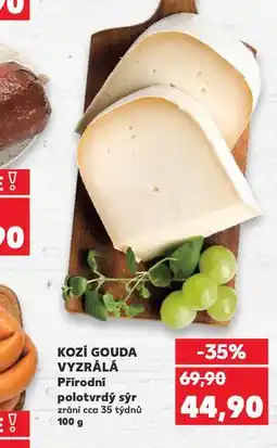 Kaufland Přírodní polotvrdý sýr nabídka