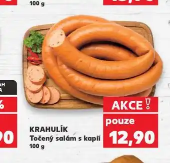 Kaufland Točený salám s kapií nabídka