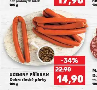 Kaufland Debrecínské párky nabídka