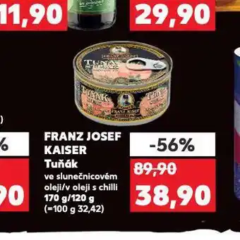 Kaufland Franz josef tuňák steak nabídka