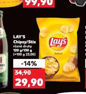 Kaufland Lay's stix nabídka