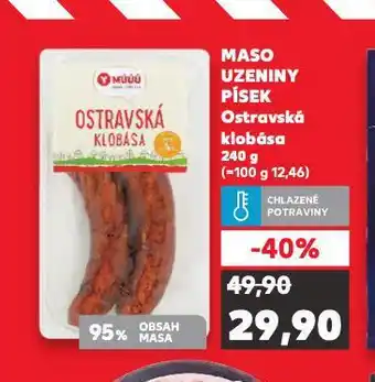 Kaufland Ostravská klobása nabídka