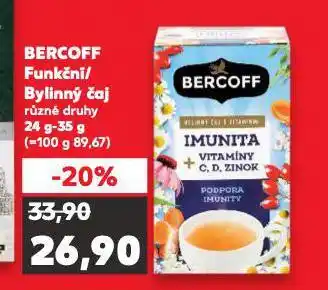 Kaufland Bercoff čaj nabídka