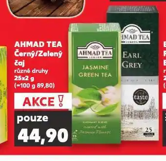 Kaufland Ahmad čaj nabídka