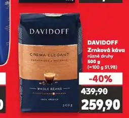 Kaufland Davidoff káva nabídka