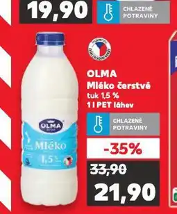 Kaufland Olma čerstvé mléko nabídka