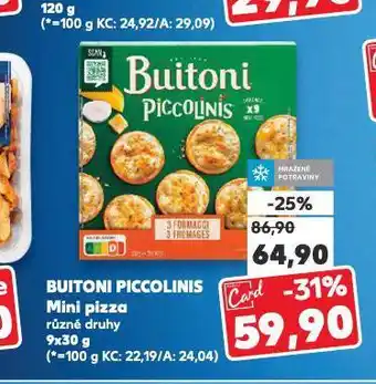 Kaufland Pizza buitoni piccolinis nabídka