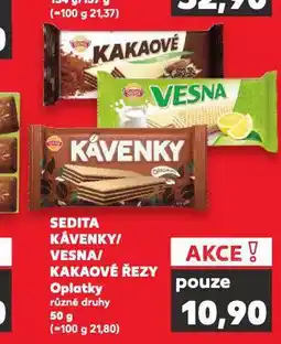 Kaufland Kakaové řezy nabídka