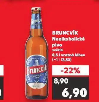 Kaufland Pivo bruncvík nealko nabídka