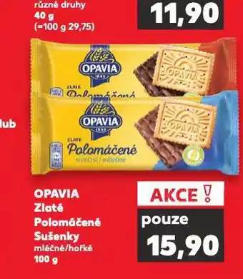 Kaufland Opavia zlaté polomáčené nabídka