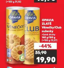 Kaufland Opavia zlaté club sušenky nabídka