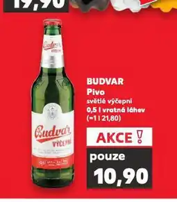 Kaufland Pivo budvar nabídka