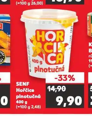 Kaufland Senf hořčice nabídka