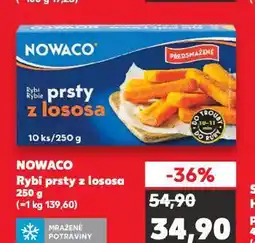 Kaufland Rybí prsty z lososa nowaco nabídka