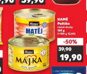 Kaufland Hamé paštika nabídka