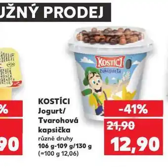 Kaufland Kostíci jogurt nabídka