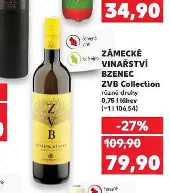 Kaufland Zámecké vinařství bzenec nabídka