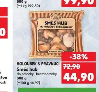 Kaufland Směs hub nabídka