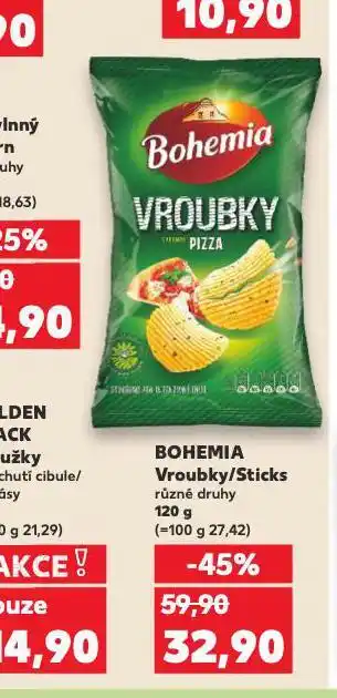 Kaufland Bohemia sticks nabídka