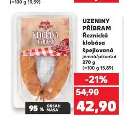 Kaufland Řeznická klobása nabídka