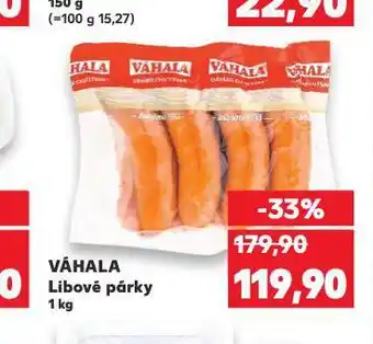 Kaufland Libové párky nabídka