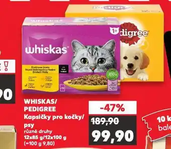 Kaufland Whiskas kapsičky pro kočky nabídka