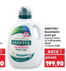 Kaufland Sanytol dezinfekční prací gel nabídka