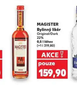 Kaufland Magister bylinný likér nabídka