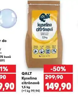 Kaufland Qalt kyselina citrónová nabídka