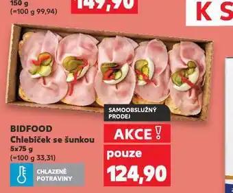 Kaufland Chlebíček se šunkou nabídka