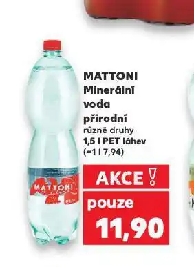 Kaufland Mattoni nabídka