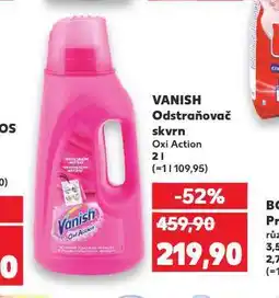 Kaufland Vanish oxi action odstraňovač skvrn nabídka