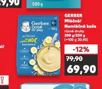 Kaufland Gerber kaše nabídka