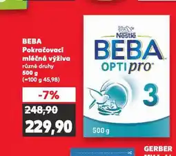 Kaufland Beba kojenecká výživa nabídka